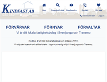 Tablet Screenshot of kindfast.se
